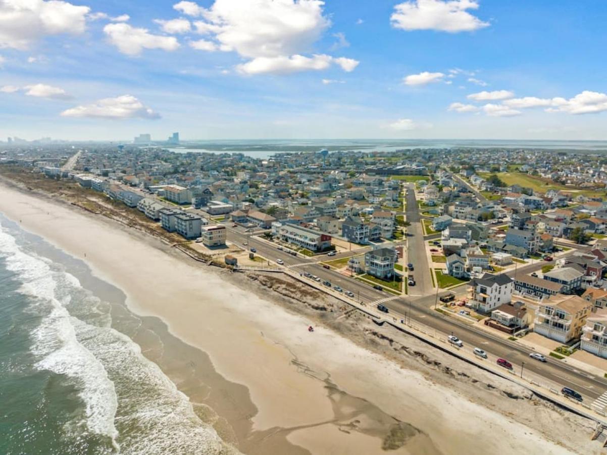 Beach Block Parking Modern Decor Porch Brigantine Exterior foto